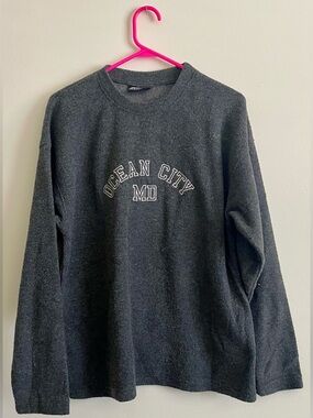 🌊 Ocean City MD Dark Gray Men's Crewneck Sweater/Sweatshirt 🌊